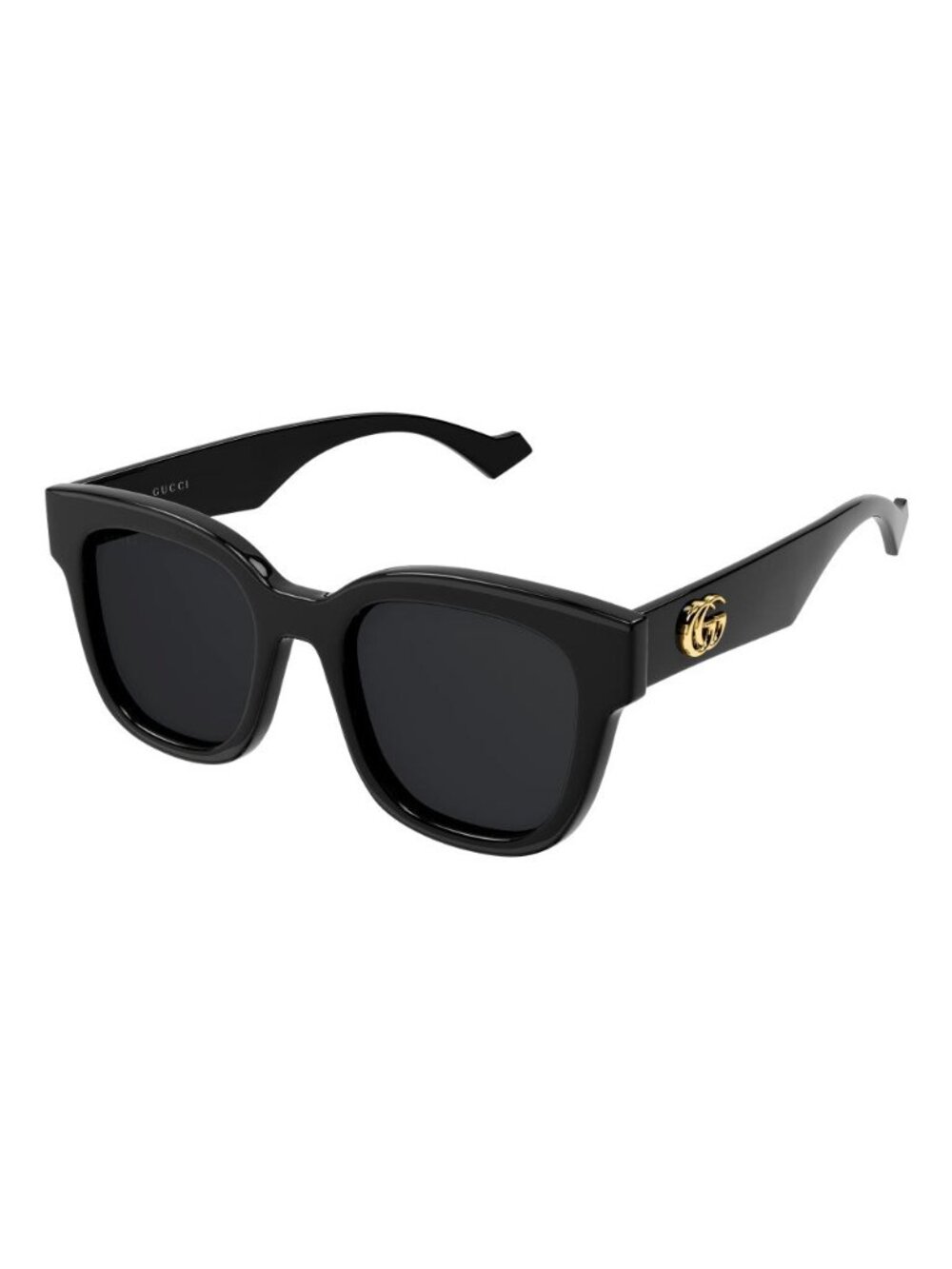 New Gucci Unisex Sunglasses Black Square Multicolor Lens Acetate Frame GG0998S